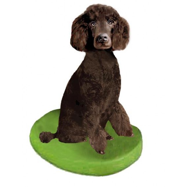 Custom Poodle Brown Dog Bobbleheads
