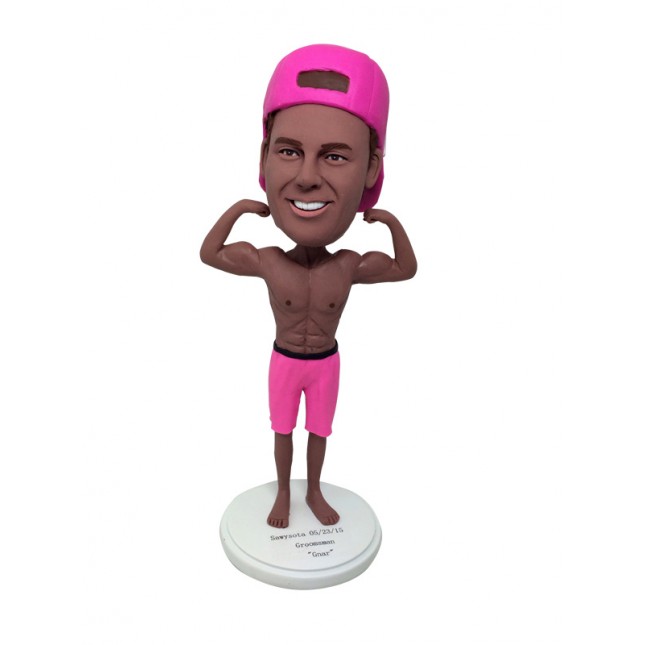Custom Muscle Man Bobblehead