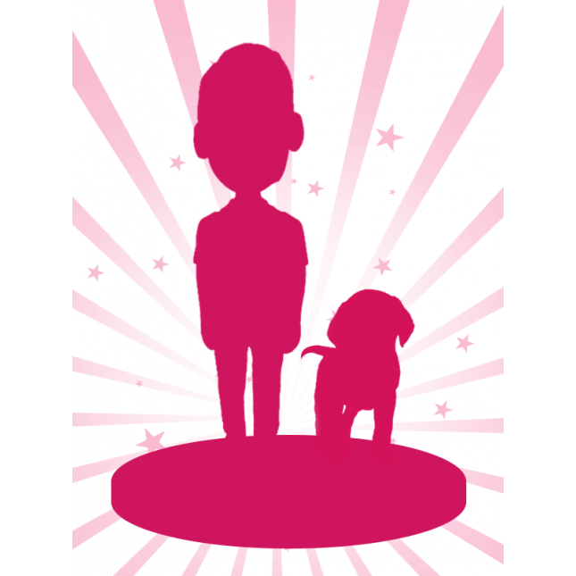 100% Handmade - Design Your Own Personal Bobblehead with Your Pet