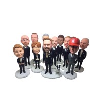 Custom Handmade Funny Team Bobbleheads - Personalized Bobble Head Dolls Based on Photos and Ideas