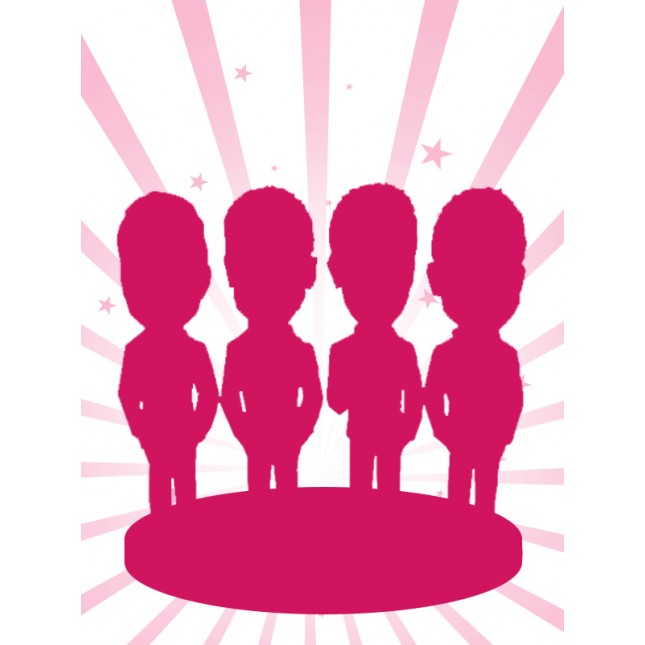 Polymer Clay Custom Bobbleheads Based on Your Ideas -Handmade Funny Gifts for Team or Family