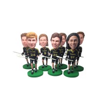 Sport Team Custom Bobbleheads - Special Souvenir for Partners - Handmade Polymer Clay Bobble Head Dolls 