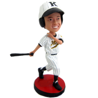 Personalized Baseball Boy Bobblehead - Funny Custom Handmade Gift Made by Polymer Clay - Custom Bobble Head Dolls