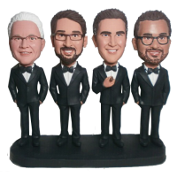 Custom Business Team Bobbleheads - Creative Gift for Partners and Staffs - Handmade Bobble Head Dolls 