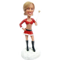 Custom Christmas Gift Sexy Lady Bobblehead 