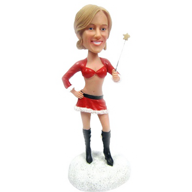 Custom Christmas Gift Sexy Lady Bobblehead 