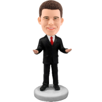 How does bobblehead shake its head?