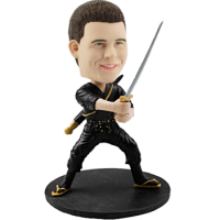 Funny Ninja Custom Bobblehead