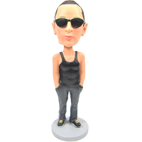 Customize a bobblehead to record the footprint of your child's growth.
