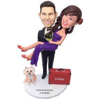 Custom Hero hug Beauty Girl Bobbleheads