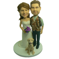 Custom Hunting Theme Wedding Bobbleheads