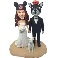 Custom Pet Loving And Dog Bobbleheads