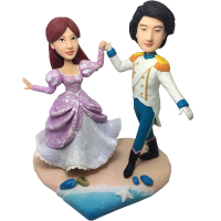 Custom Prince and Priceness Bobbleheads 