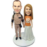 Traveller and Football Fan Bobbleheads